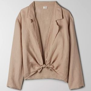 Aritzia Aperitif Top in Color Olive Beige, Size XS